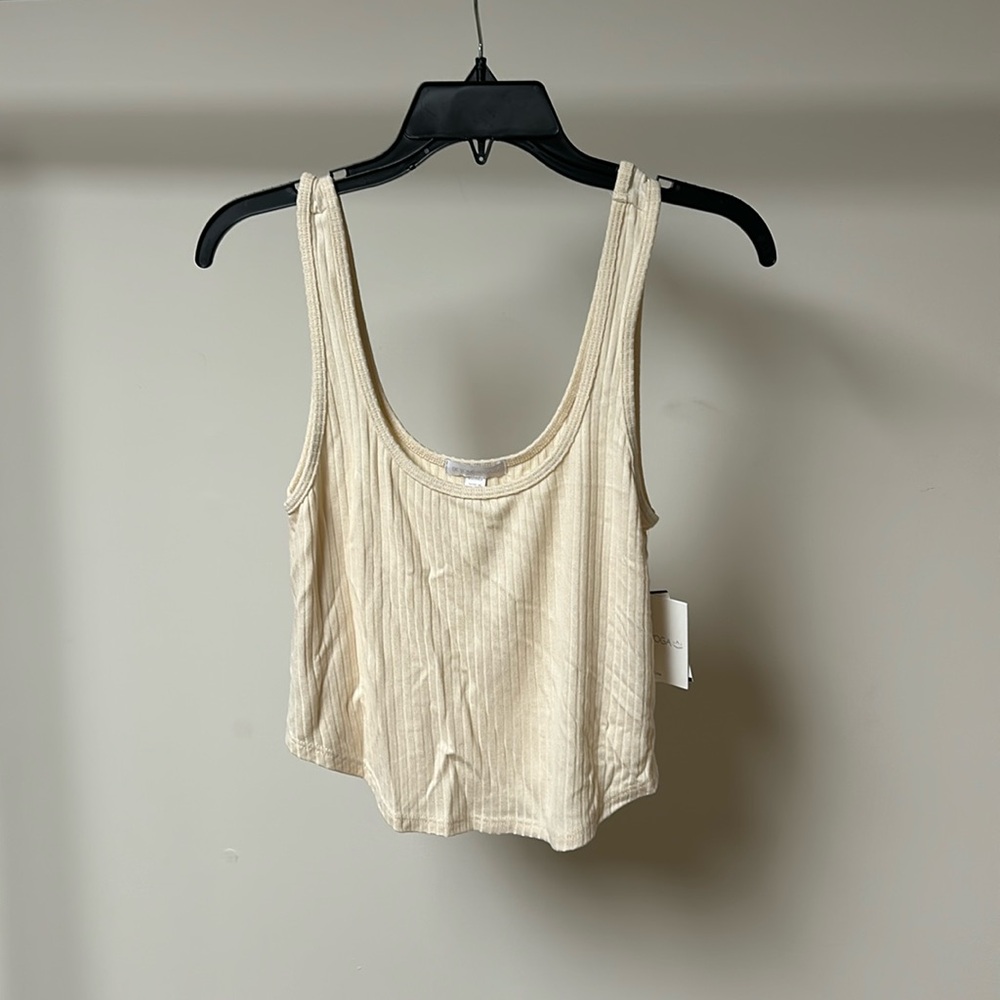 Beyond yoga well traveled tank ivory